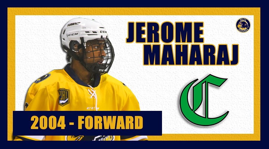 Alberta bound! Jerome Maharaj has been picked up by the AJHL Jr. A @spcrusaders next season! 

Best of luck, Jerome! #DeltaHawkey