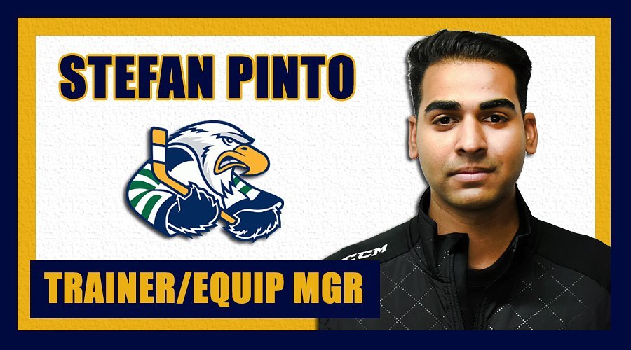We are excited to share that our trainer and equipment manager Stefan Pinto is moving up to Jr. A! The @surreyeagles got a good one. Good luck, Stefan!  #DeltaHawkey