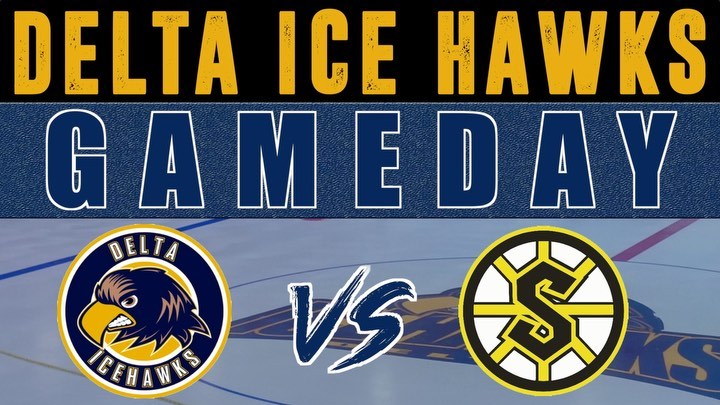 AWAY GAME DAY #2! 

Heading north to the Burnaby Winter Club to take on the @grandviewsteelers in our second game of the weekend! 

Puck drop is 7:15! #DeltaHawkey