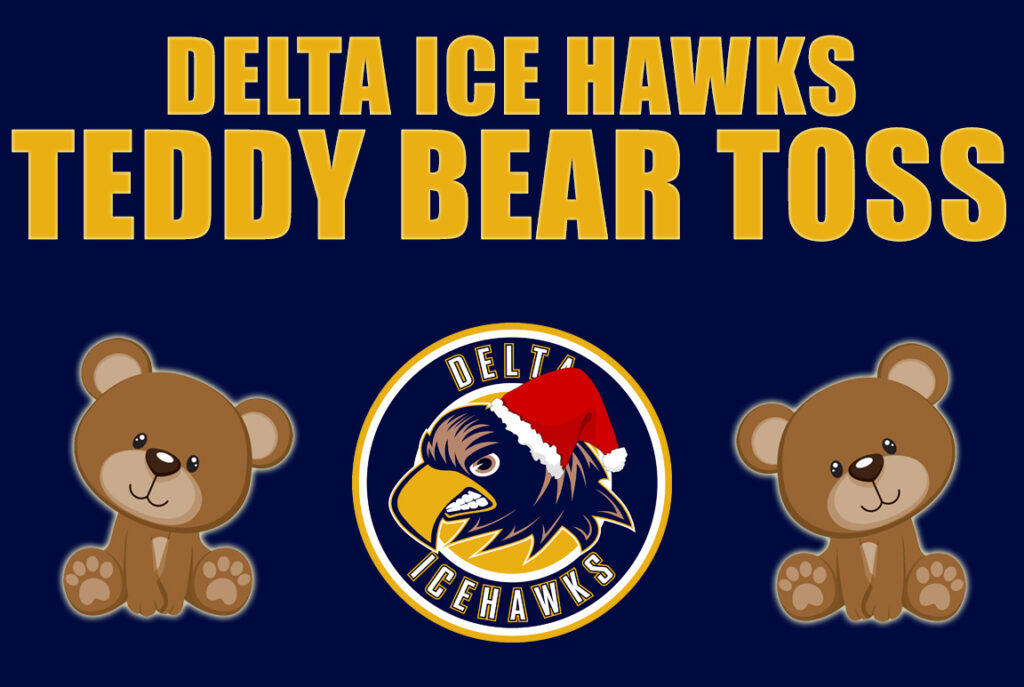 TEDDY BEAR TOSS 2022 Delta Ice Hawks